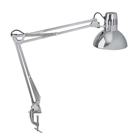MAUL - Study desk lamp with chrome table clamp excl. LED lamp