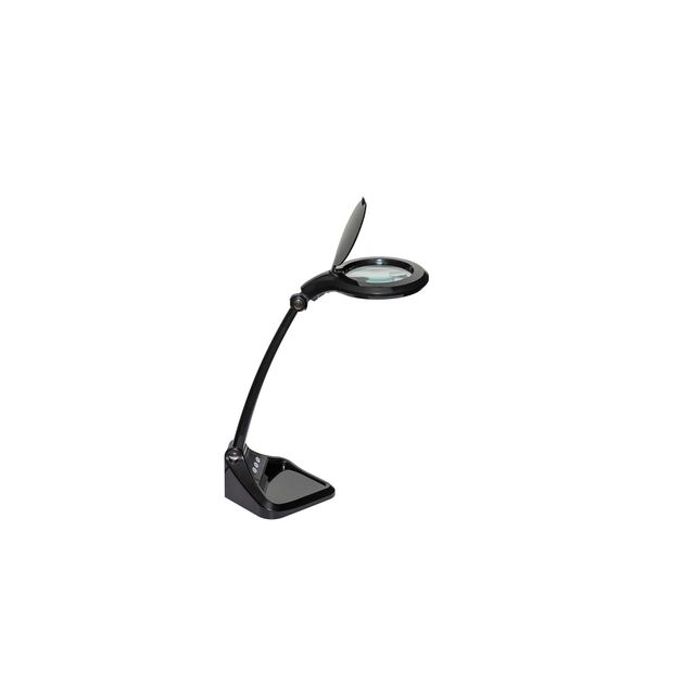 Maul - Lampada con ingrandimento Iris LED dimmerabile nera