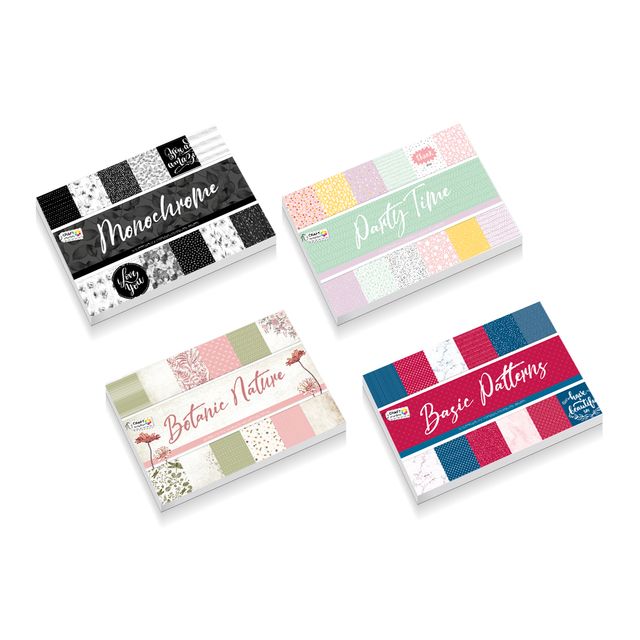 Craft Sensations -  Designboek craft 4x assorti | 12 stuks