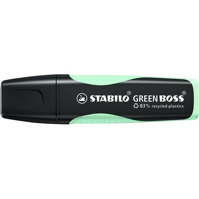 Stabilo -  GREEN BOSS tel, milieuvriendelijke markeerstift, vleugje mint, per stuk