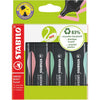 Stabilo -  Markeerstift green boss 6070/4 4st pa ass | 5 stuks
