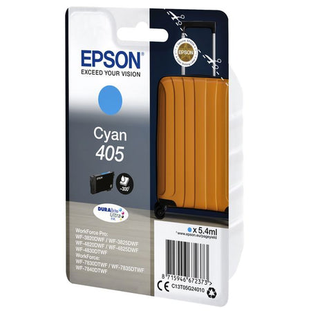 Epson -  Singlepack Cyan 405 DURABrite Ultra Ink