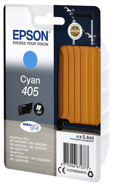 Epson -  Inktcartridge  405 t05g24 blauw | 8 stuks