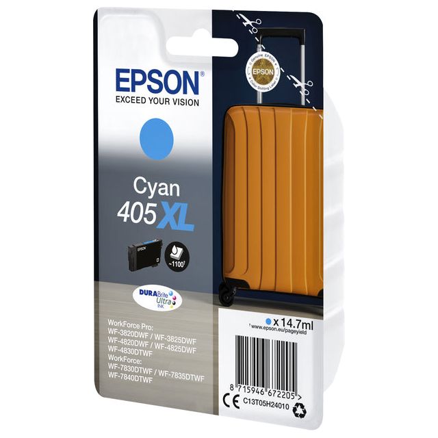 Epson - Inkcartridge Epson 405XL T05H24 Blue | 1 Stück