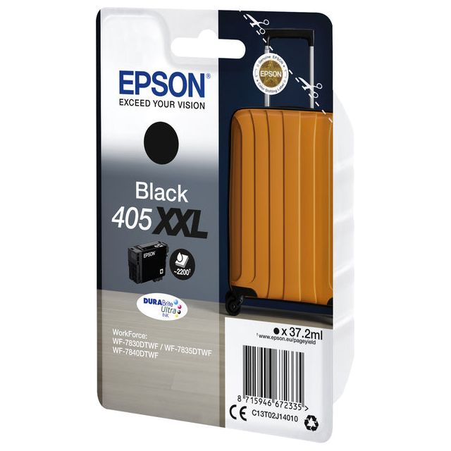 Epson - Inkcartridge Epson 405xxl T02J14 Black | 1 Stück