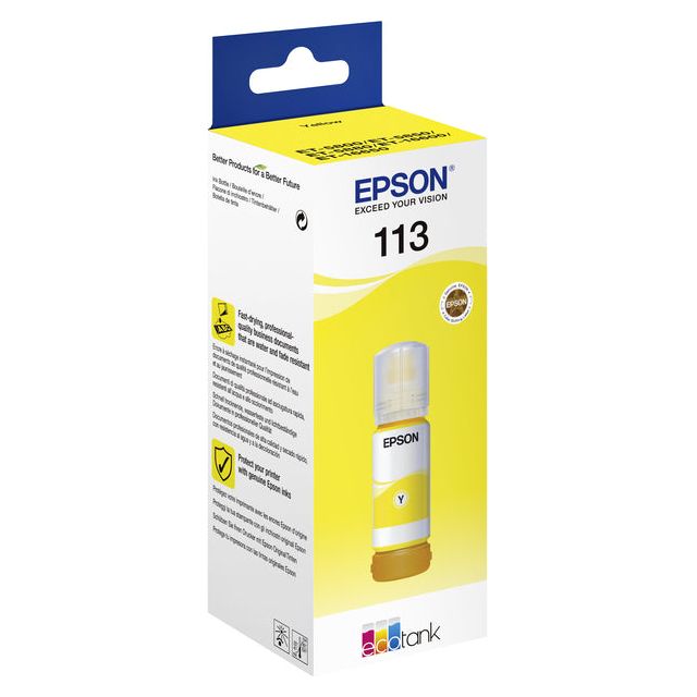 Epson - Navulinkt Epson 113 Ecotank Gelb