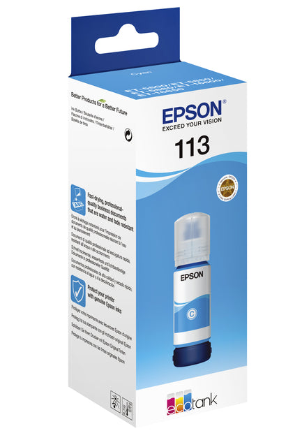 EPSON - NAVULINKT EPSON 113 ECOTANK BLUE | Voll ein 1 Stück