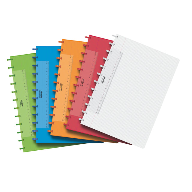 Adoc - Carnet A4 diamant 4x8mm 144 pages 90gr assortis