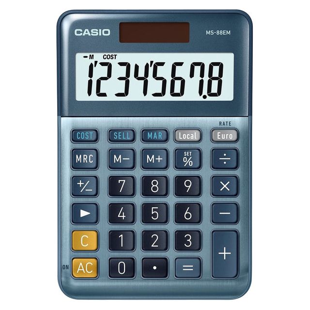 Casio - Calculatrice Casio MS -88EM | 1 pièce