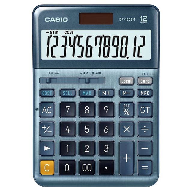 Casio - Calculator Casio DF -120EM | 1 pièce