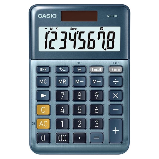 Casio - Calculatrice Casio MS -80E | 1 pièce