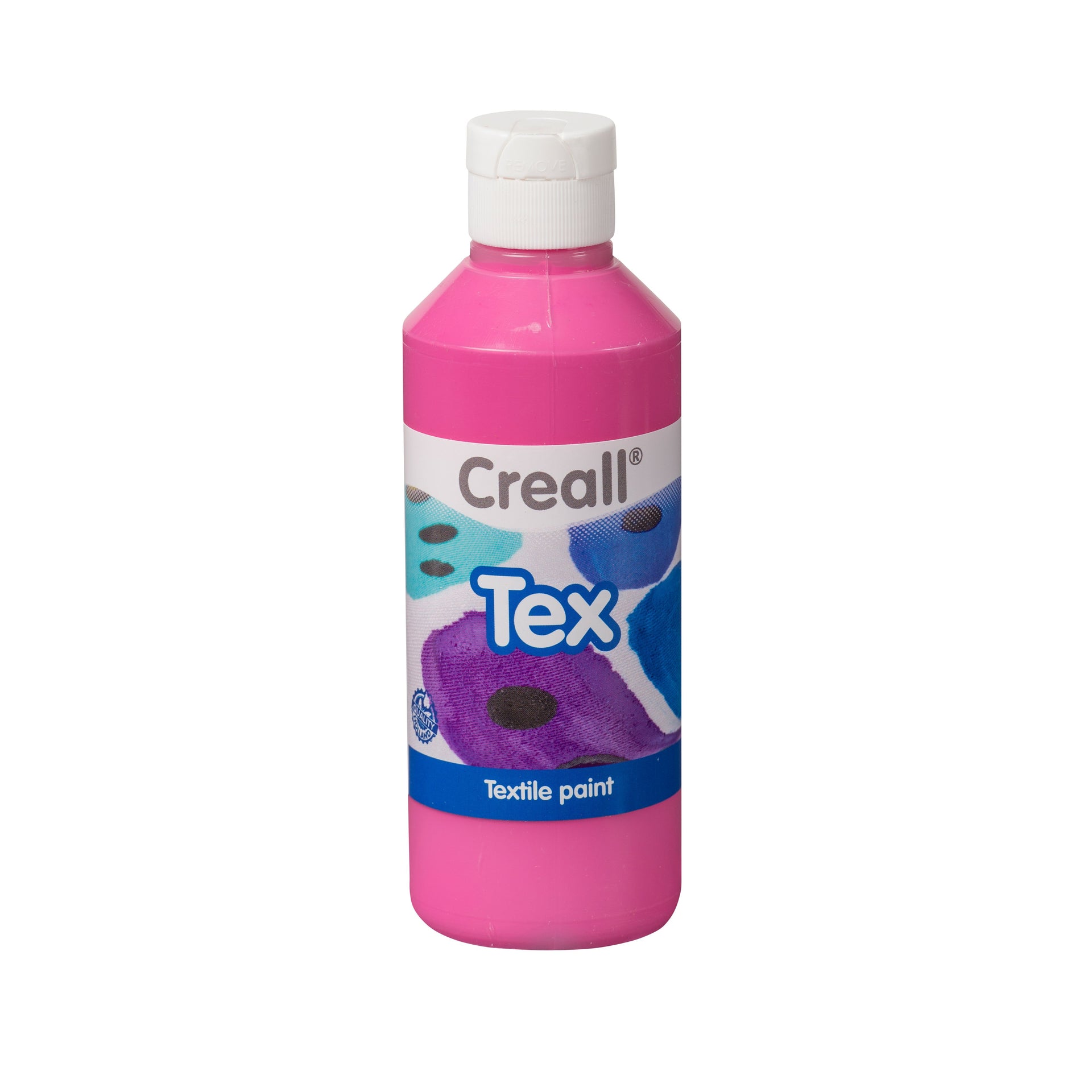Creall - Vernice per tessuti Tex ciclamino 250ml | 6 pezzi