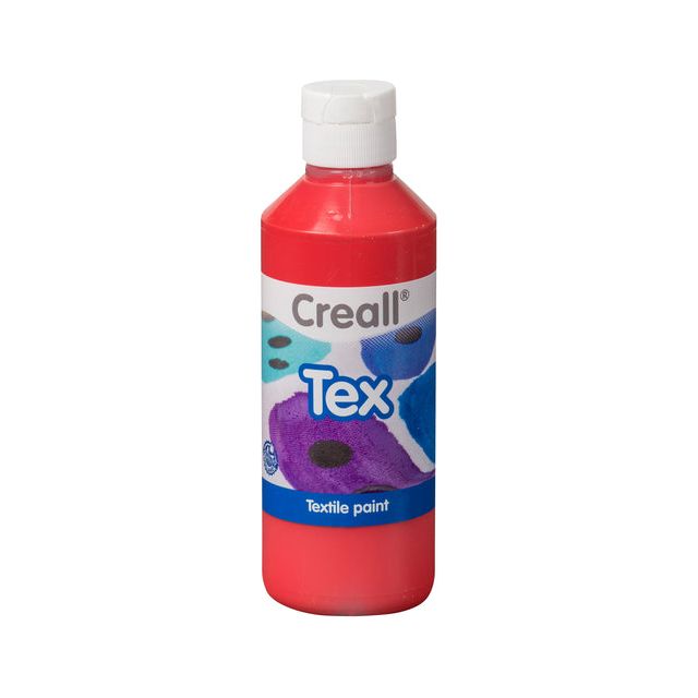 Creall - Textielverf TEX 250ml  04 rood | 6 stuks