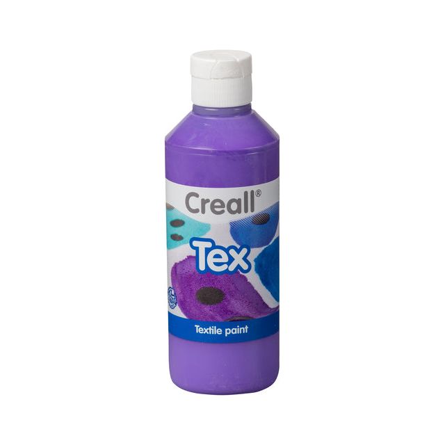 Creall - Textilfarbe Creall Tex Purple 250ml | Flaschen Sie einen 250 Milliliter | 6 Stück