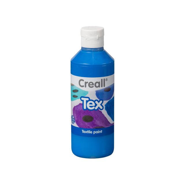 Creall - Textilfarbe Creall Tex Blue 250ml | Flaschen Sie einen 250 Milliliter ab