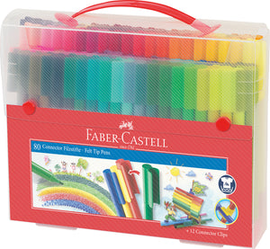Faber Castell -  Kleurstift faber-castell connector 80st cadeauset