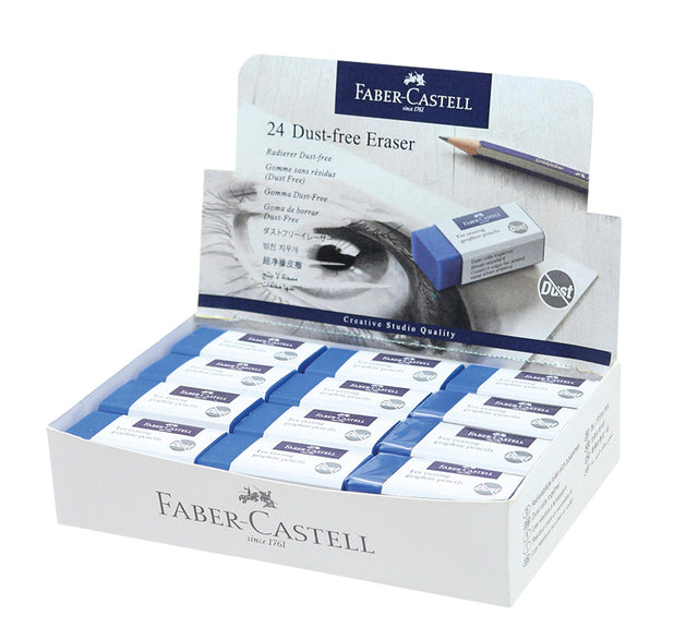 Faber Castell - Gum Faber-Castell stofvrij blauw