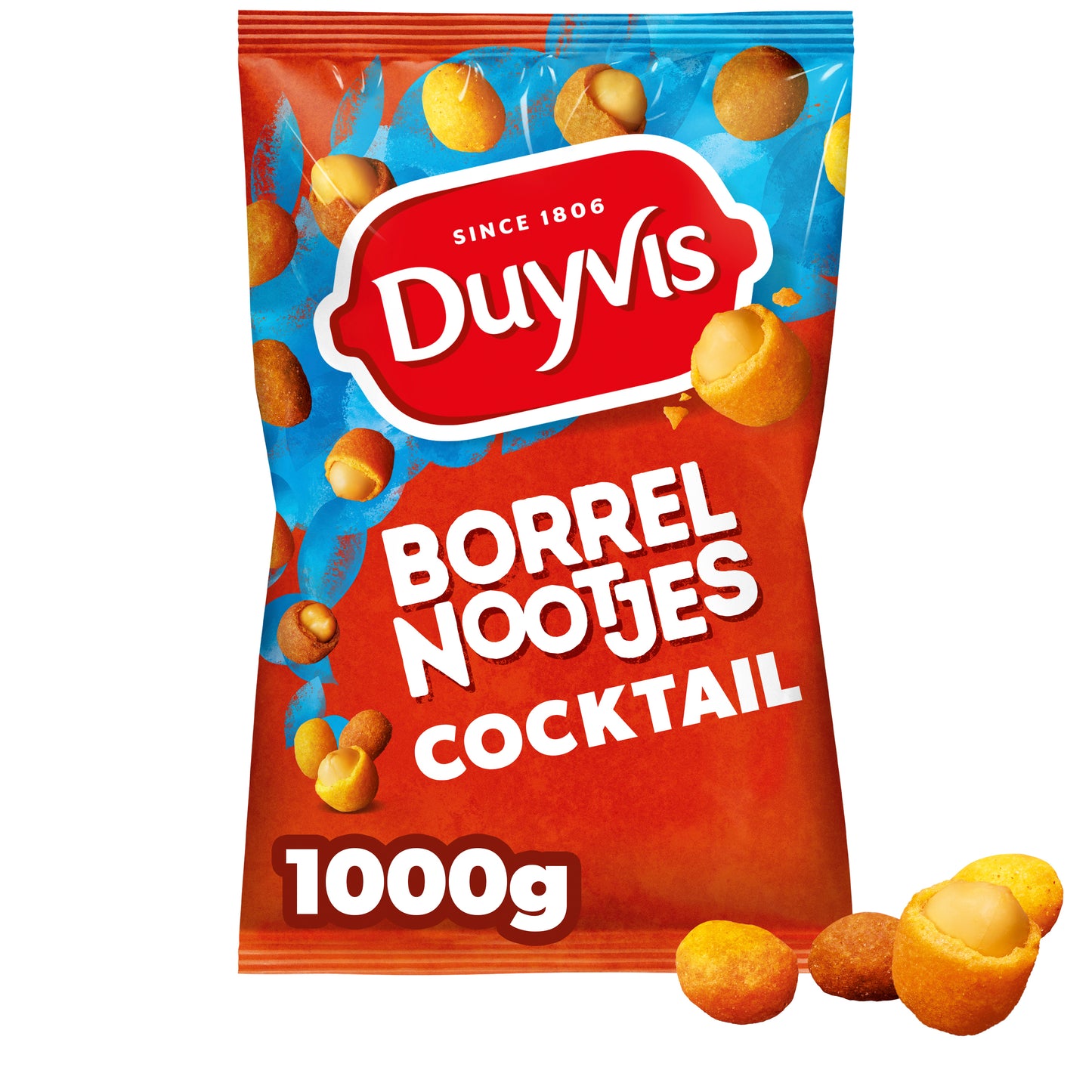 Duyvis - Snack nuts cocktail bag 1000 grams | 6 pieces