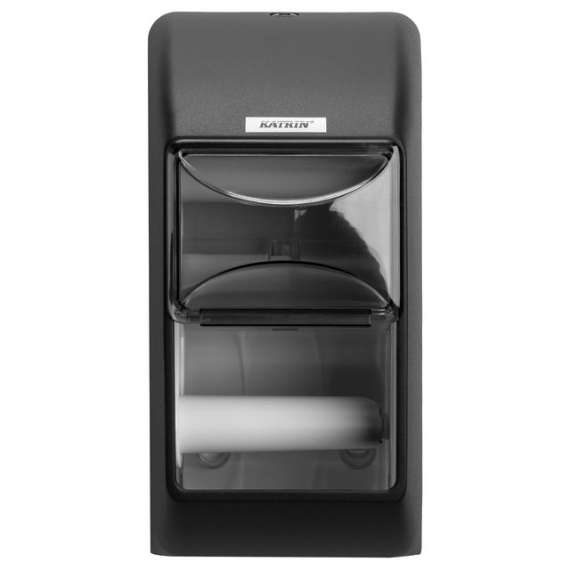 Katrin -  Toiletpapierdispenser  duo zwart