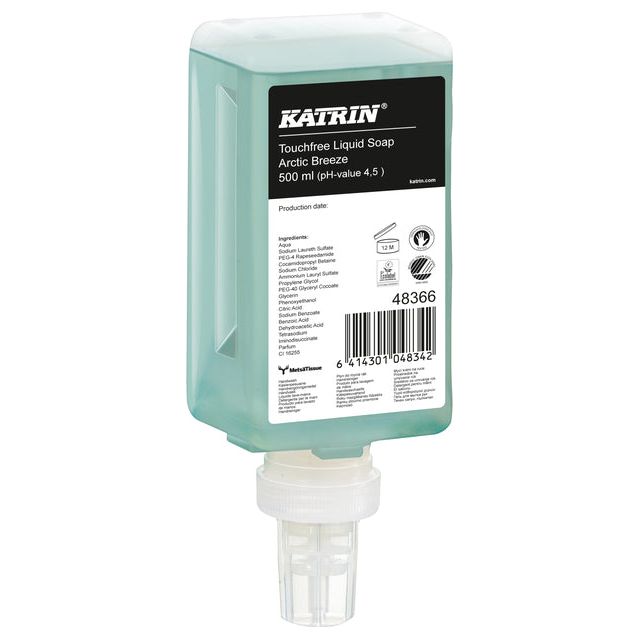 Katrin - Savon à main Katrin Arctic Breeze 500ml 48366 | Ompoot une courroie de 12 x 1 morceau