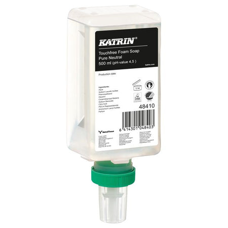 Katrin - Savon pour les mains Mousse neutre pure sans contact 500ml 48410