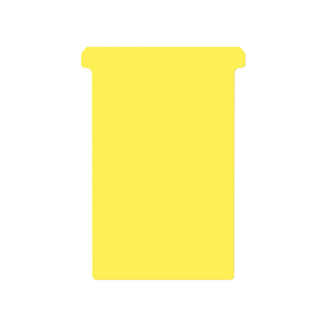 Djois -  T-kaart  formaat 4 107mm geel 100st