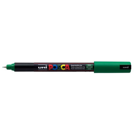 Posca - Marqueur Uni PC1MR extra fin vert foncé | 6 pièces