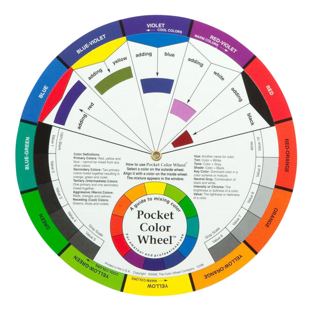 La comporction de roue chromatique - roue chromatique de 23 cm | 1 pièce