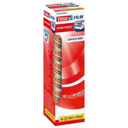 Tesa -  Plakband film 10mx19mm transparant 8 rol