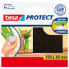 Tesa - Protective felt ® Protect anti-scratch 80x100mm brown