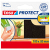 Tesa - Protective felt ® Protect anti-scratch 80x100mm brown