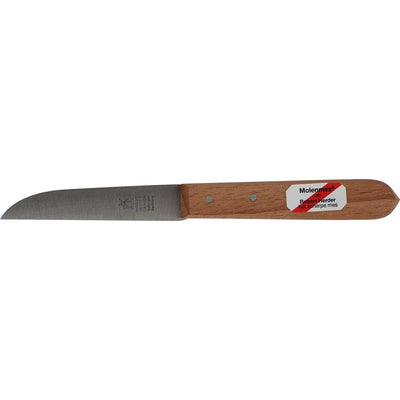 Solingen - Cuchillo de molino Herder, carbono/madera, 8,5 cm
