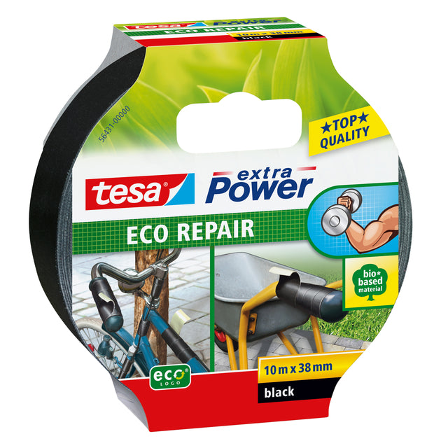 Tesa -  Reparatiee ® extra Power ECO 10mx38mm zwart