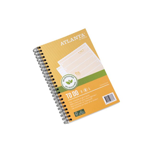 Atlanta von Jalema – Dinge zu tun Djois Recyclingpapier Sommer 195 x 125 mm 100 Blatt 70 g gelb 2 Stück