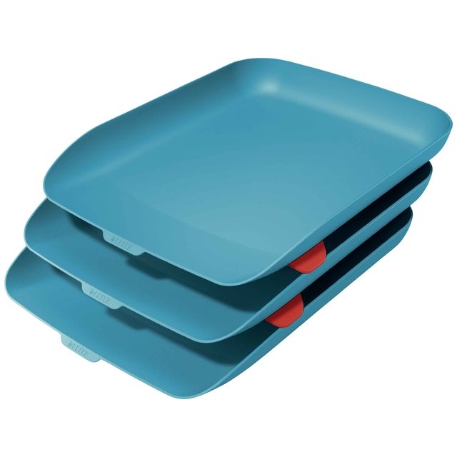 Leitz - Letter Tray Cozy set of 3 A4 serene blue
