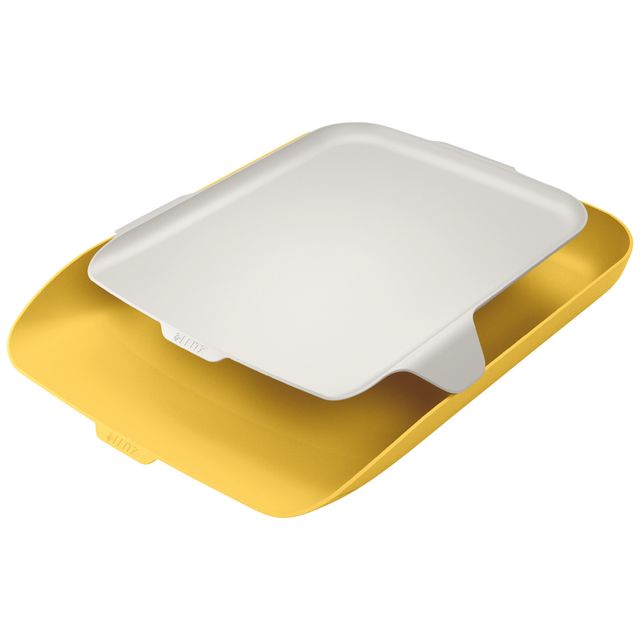 Leitz - Letter tray Cozy with desk organizer yellow | 4 pieces