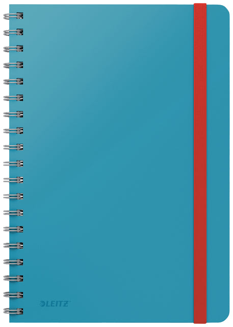 Leitz - Notebook Cosy B5 160 pagine 100gr linea a spirale blu