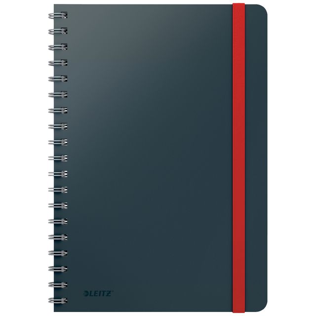 Leitz - Notizbuch Cozy B5 160 Seiten 100gr Spirallinie grau | 510 Stück