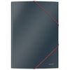 Leitz - Elastomap Cosy A4 3 volets gris