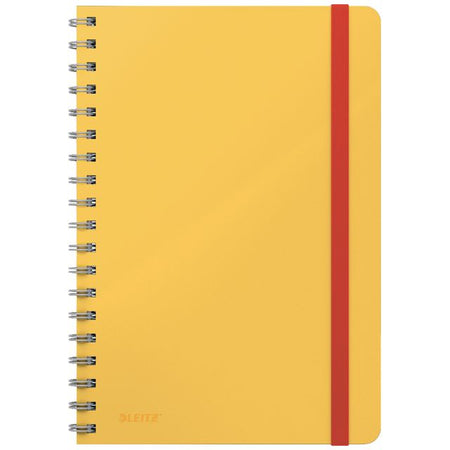Leitz - Notebook Cosy B5 160 pagine 100gr riga a spirale gialla