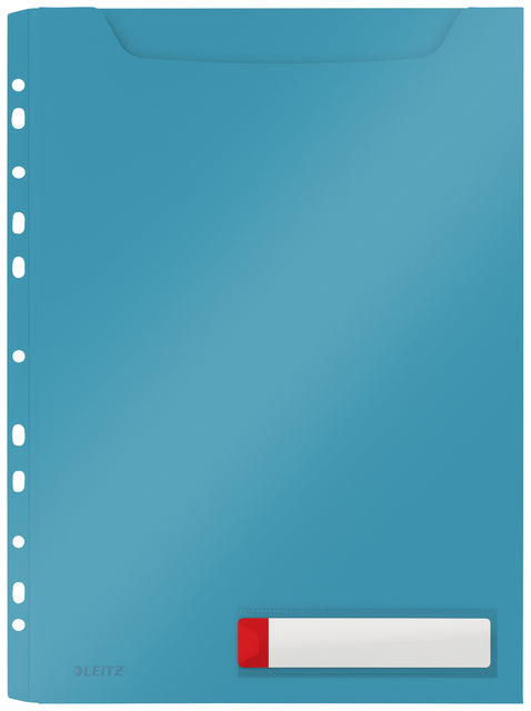 Leitz - Carpeta insertable modelo U Cosy armónica A4 con tira perforada PP azul