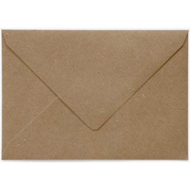 Papicolor - Enveloppe Papicolor EA5 156x220mm Kraft recyclé Br | Prendre un 6 morceau