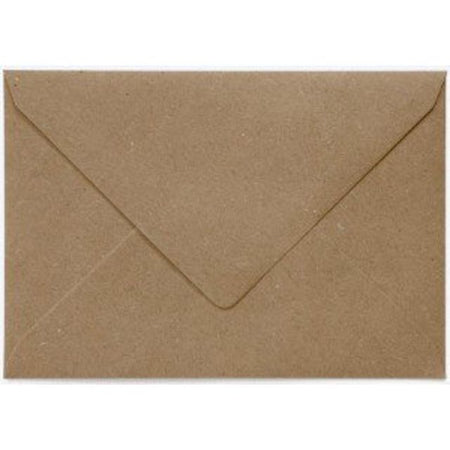 Papicolor - Sobre EA5 156x220mm kraft reciclado marrón paquete de 6 piezas