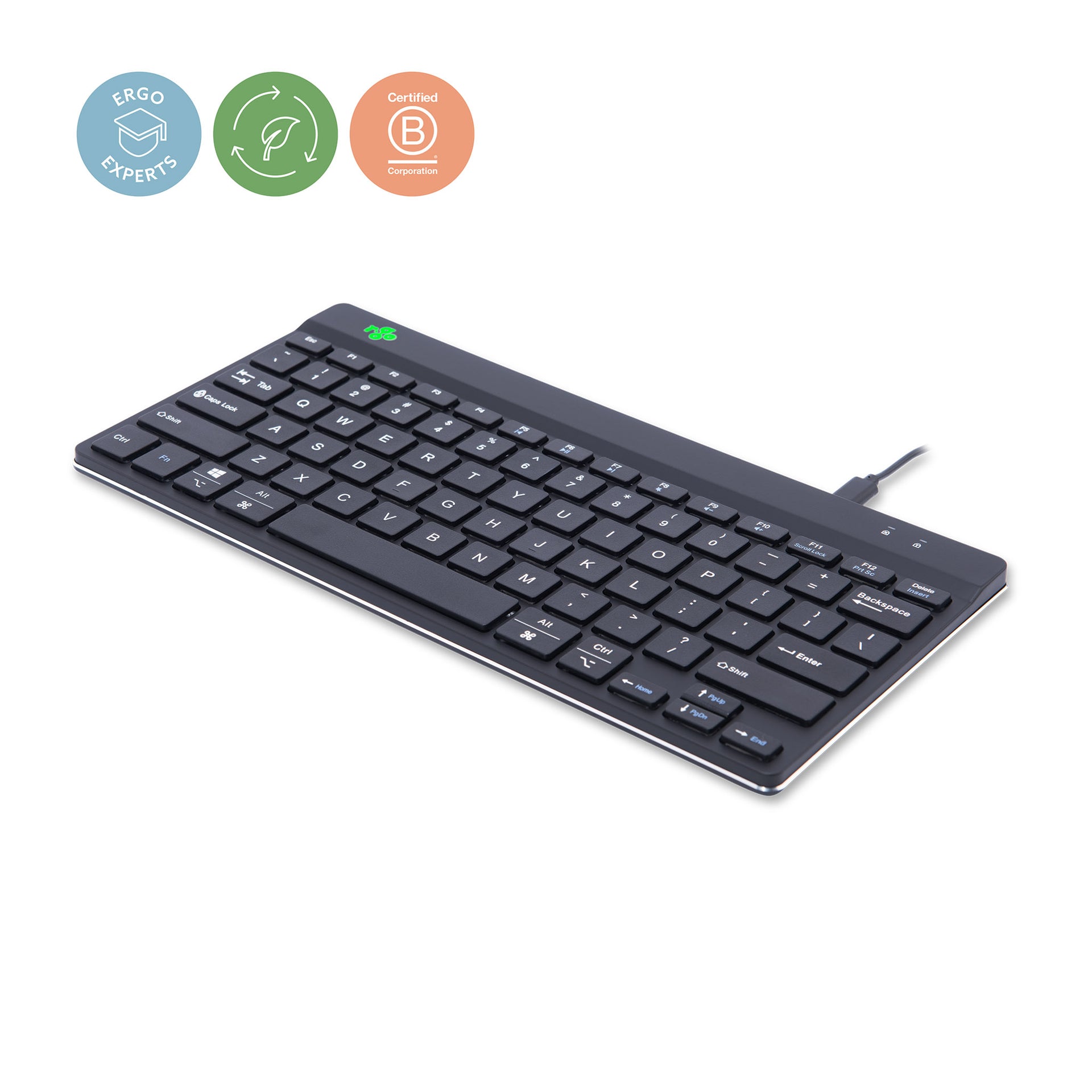 R-Go Tools - Keyboard R-Go Ergonomic Compact Break QWERTY black