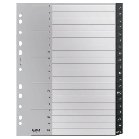 Leitz - Recycle Tab A4 11 agujeros A-Z extra ancho PP | 3000 piezas