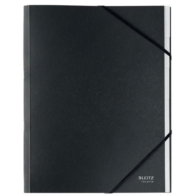 Leitz - Carpeta clasificadora Reciclaje 6 pestañas cartón negro | 1260 piezas