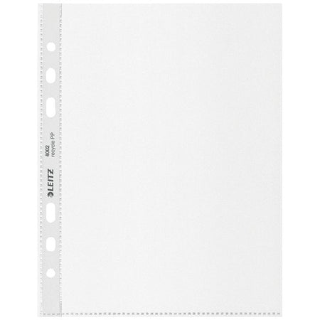 Leitz -  Showtas  recycle 100µ pp a5 transparant | 4 stuks