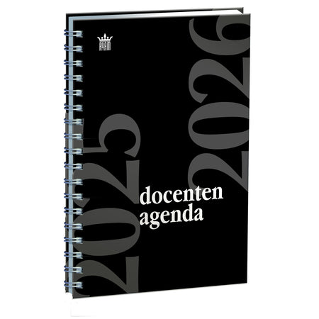 Ryam - School agenda 2025-2026 teachers 7 days/2 pages spiral black