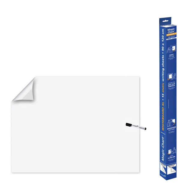 Legamaster -  Magic chart  whiteb xl 90x120cm wt 15v | 4 stuks