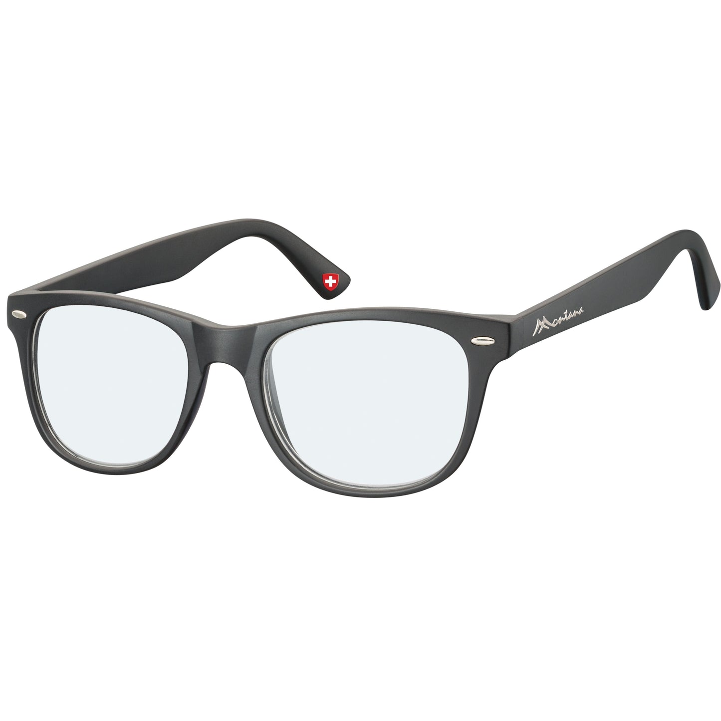 Montana - Reading glasses +3.00 dpt blue light filter black